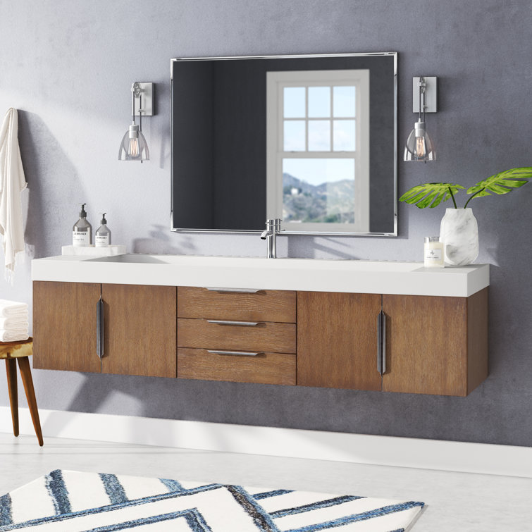 Brayden Studio® Whitstran 73" WallMounted Single Bathroom Vanity Set